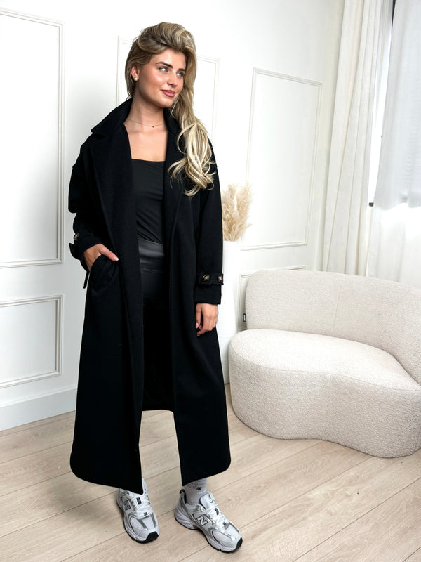 Jill Long Coat Black