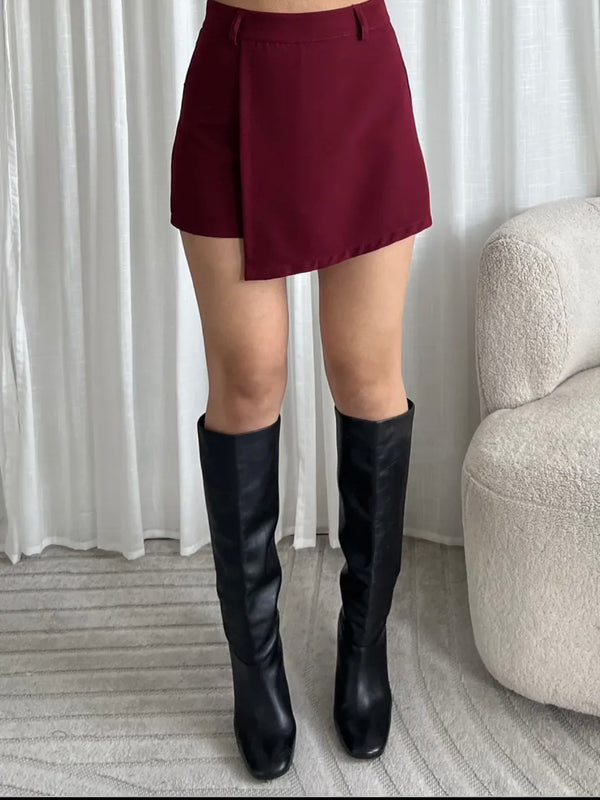 Skort Lulu Burgundy