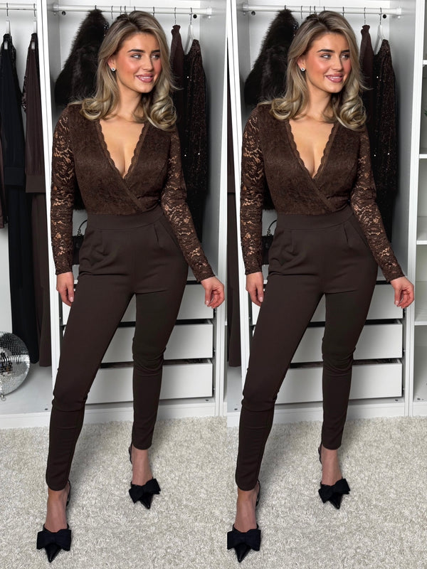 Jumpsuit Floor Brown