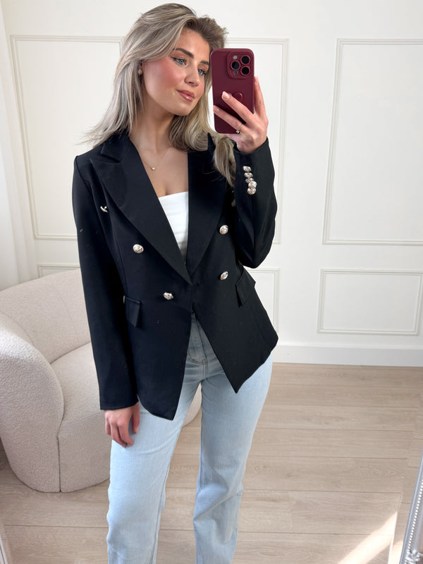 Blazer Buttons Black