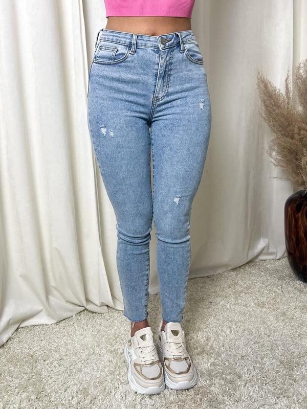 Damaged Skinny Jeans Fleur