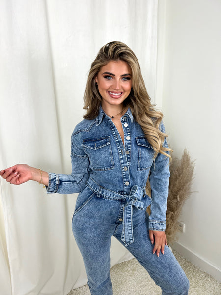 Denim Jumpsuit Anne Blue