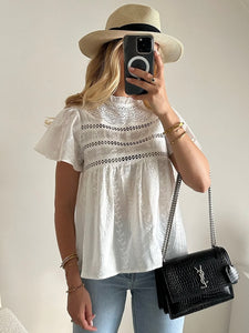 Summer Blouse Lola White