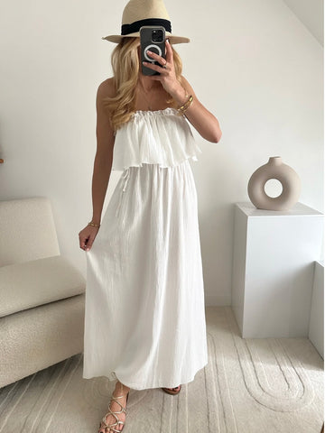 Summer Long Dress White