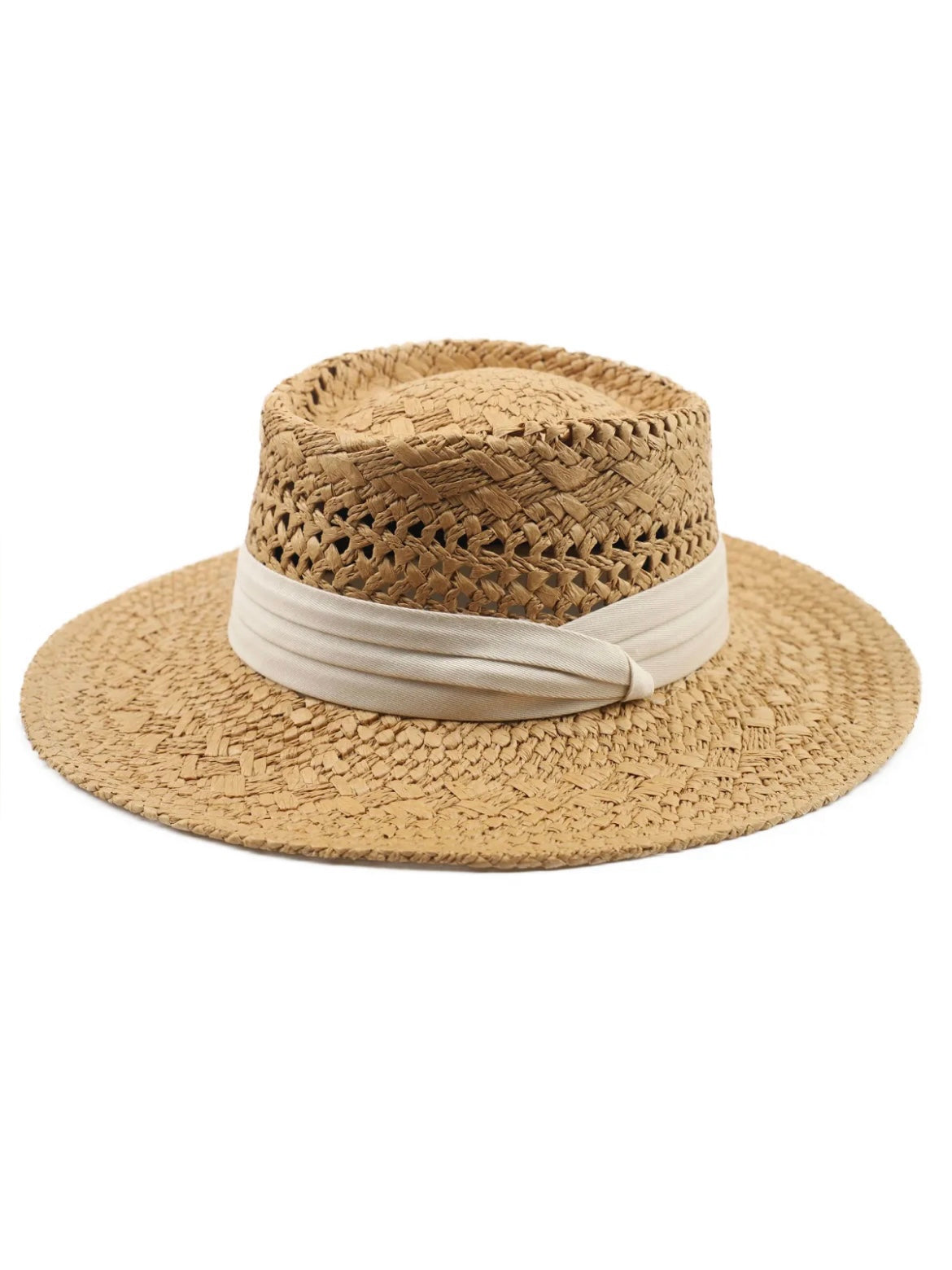 Summer Hat Dark Beige