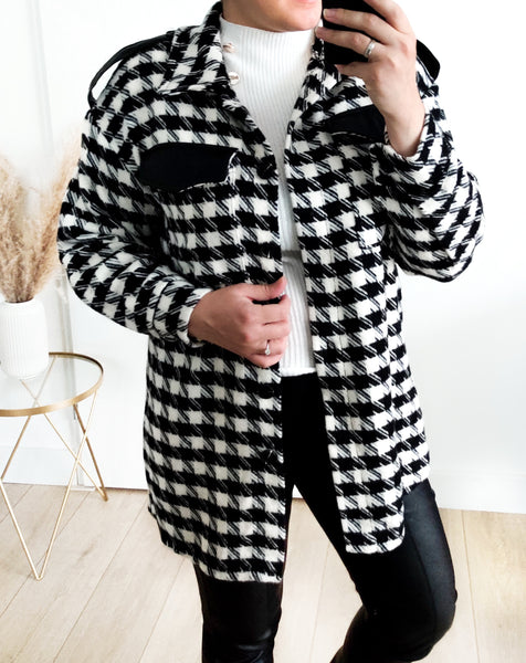 Pied De Poule Jacket Linda